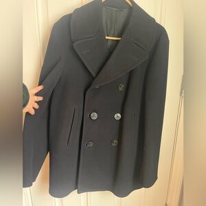 VTG US Navy Pembroke kersey naval wool peacoat military 1960s 1970s